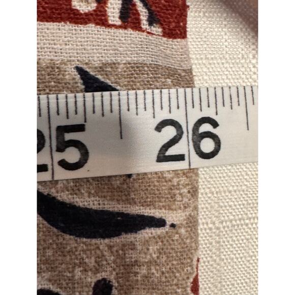 VINTAGE 100% Silk Blouse Size 2X Floral Corrage Hawaiian Summer Beach Vacation - Picture 8 of 10